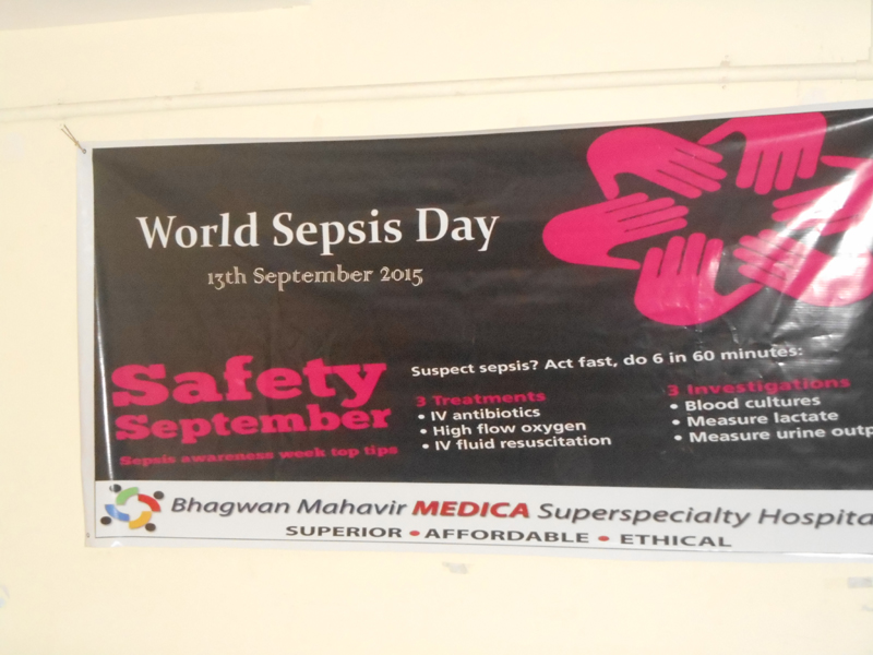 CME on 12th Sep'15 as an initiative to promote Sepsis awareness.
